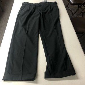 Brand New With Tags Croft & Barrow 40x32 Men’s Pleated Front Black Dress Pants